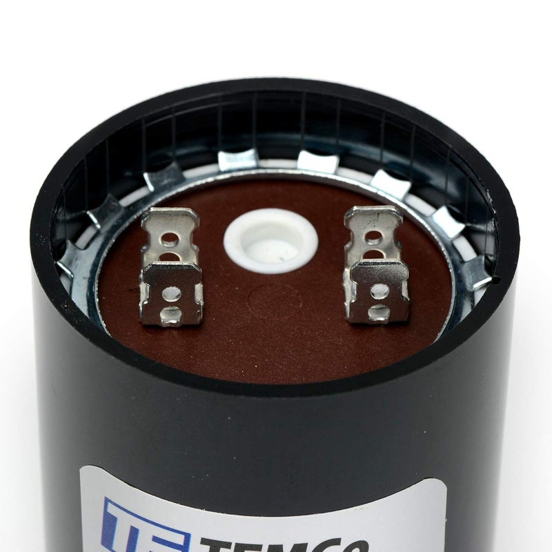 TEMCo Industrial TEMCo 88-106 uF MFD CD60 Start Capacitor 330V AC Round | 50/60 Hz Motor Start Capacitor for HVAC, Compressor, Pump - Image 4